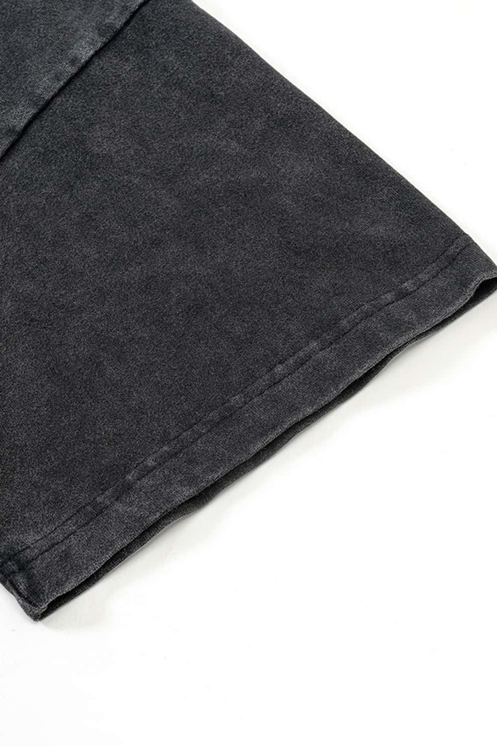 Heavyweight Vintage Washed Cotton Graphic T-Shirt