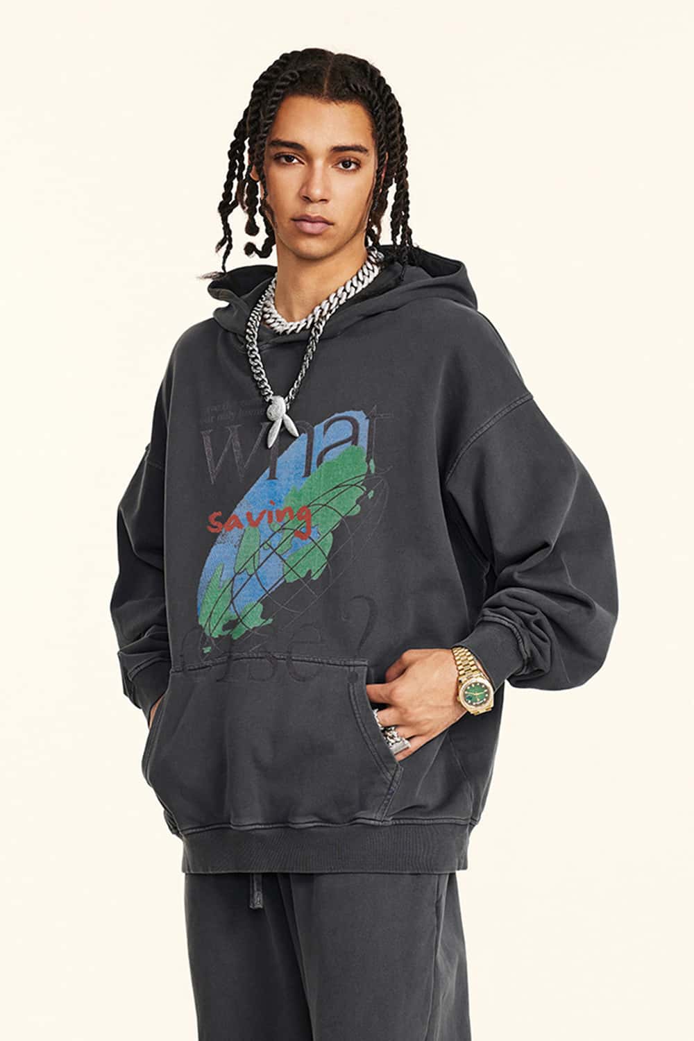 Graphic Pullover Hoodie Sweatshirt