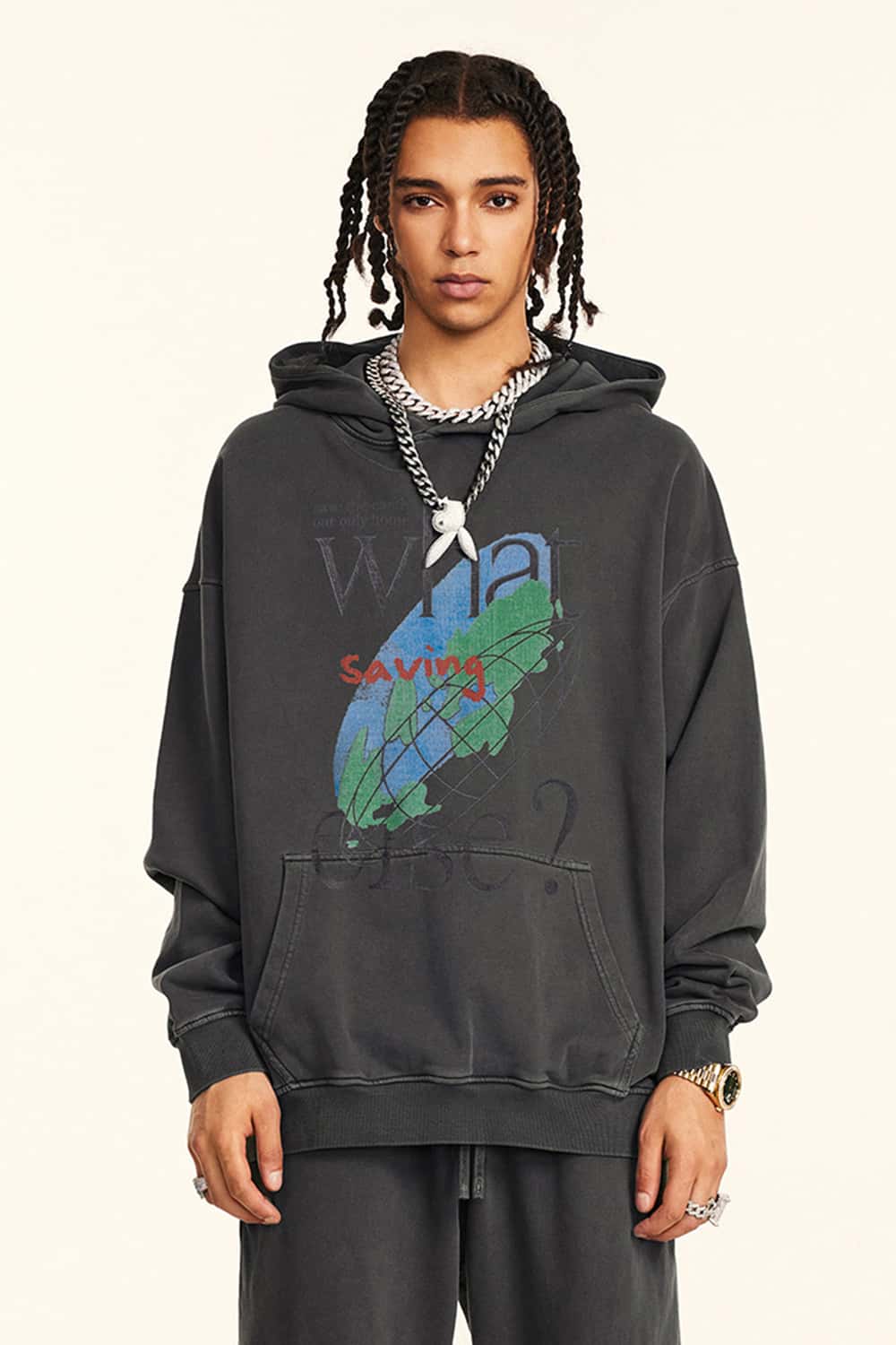 Graphic Pullover Hoodie Sweatshirt