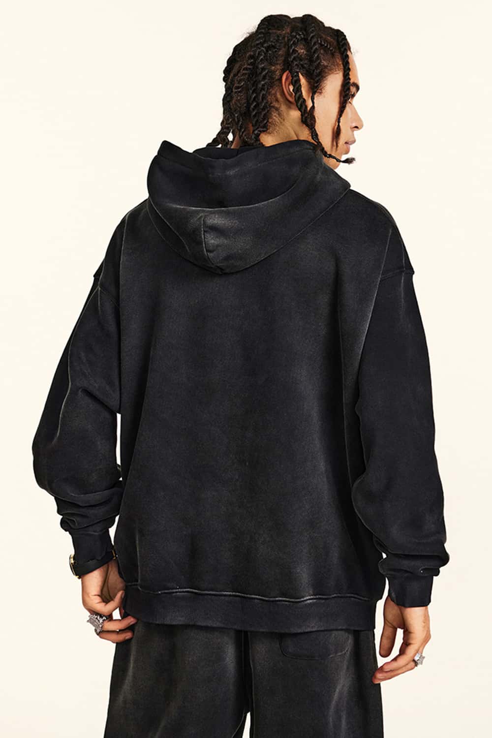 Heavyweight Vintage Lion Dance Graphic Hoodie