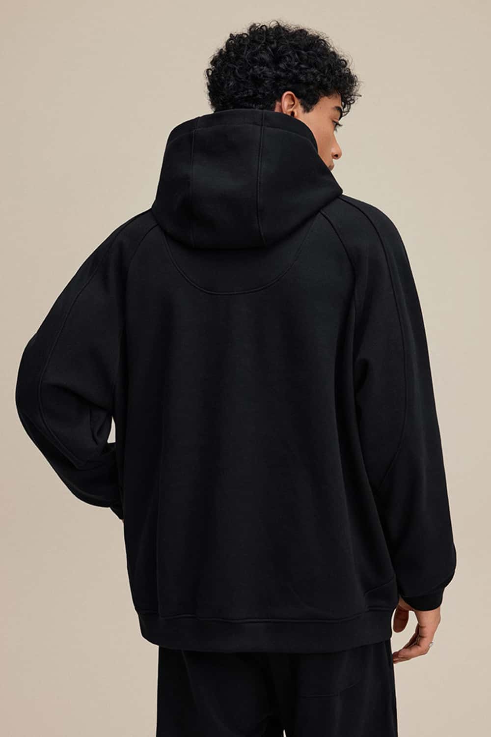 Heavyweight Fleece-Lined Crescent Seam Hoodie
