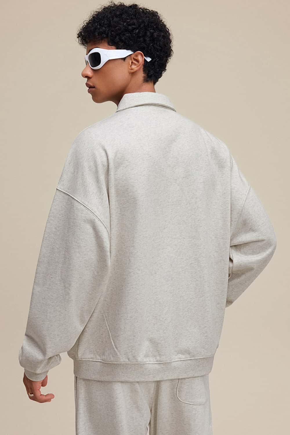 440G Workwear Zip-Up Collared Sweatshirt Jacket