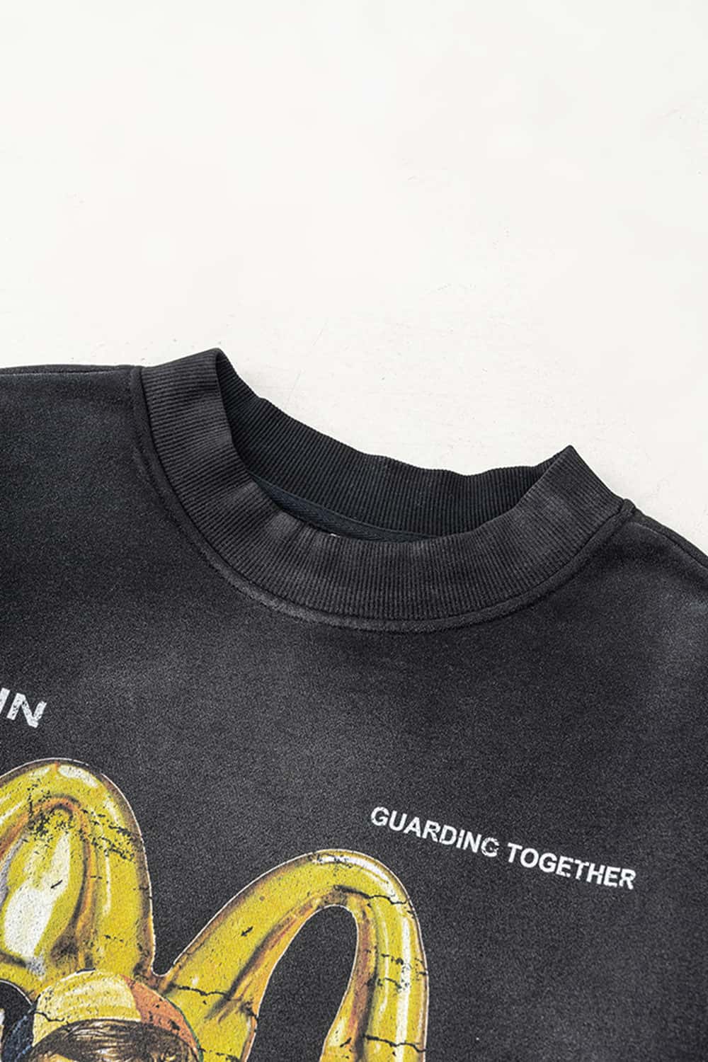 Washed Graphic Crewneck Sweatshirt