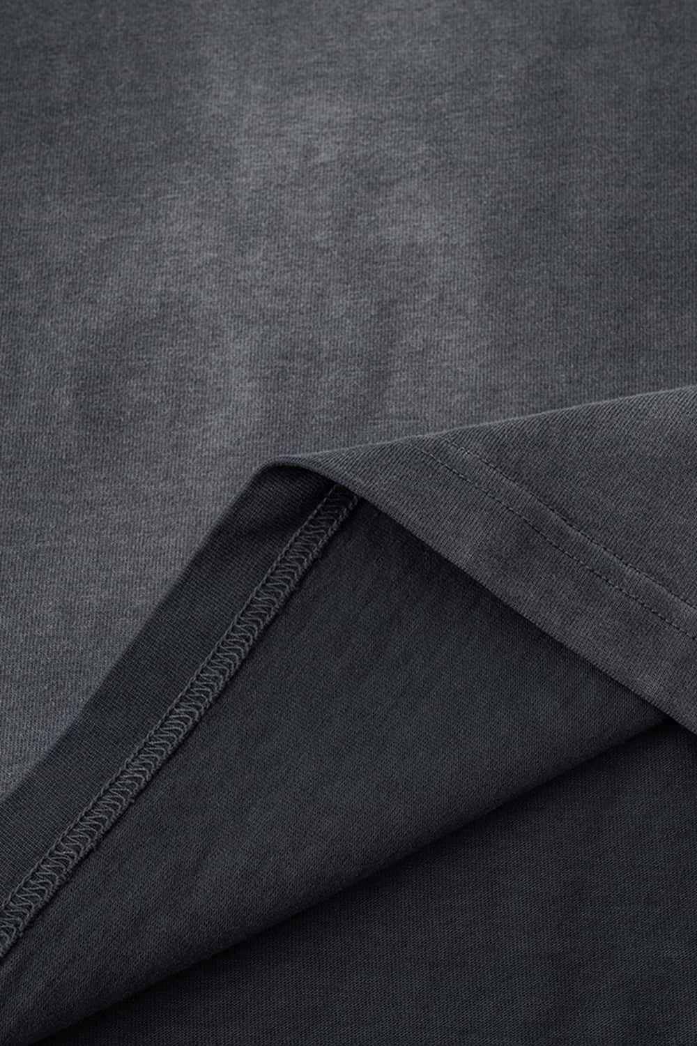 Heavyweight Washed Cotton Digital Print Long Sleeve Tee