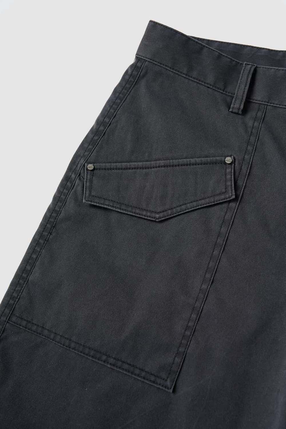 3D Patch Pocket Cargo Straight-Leg Pants