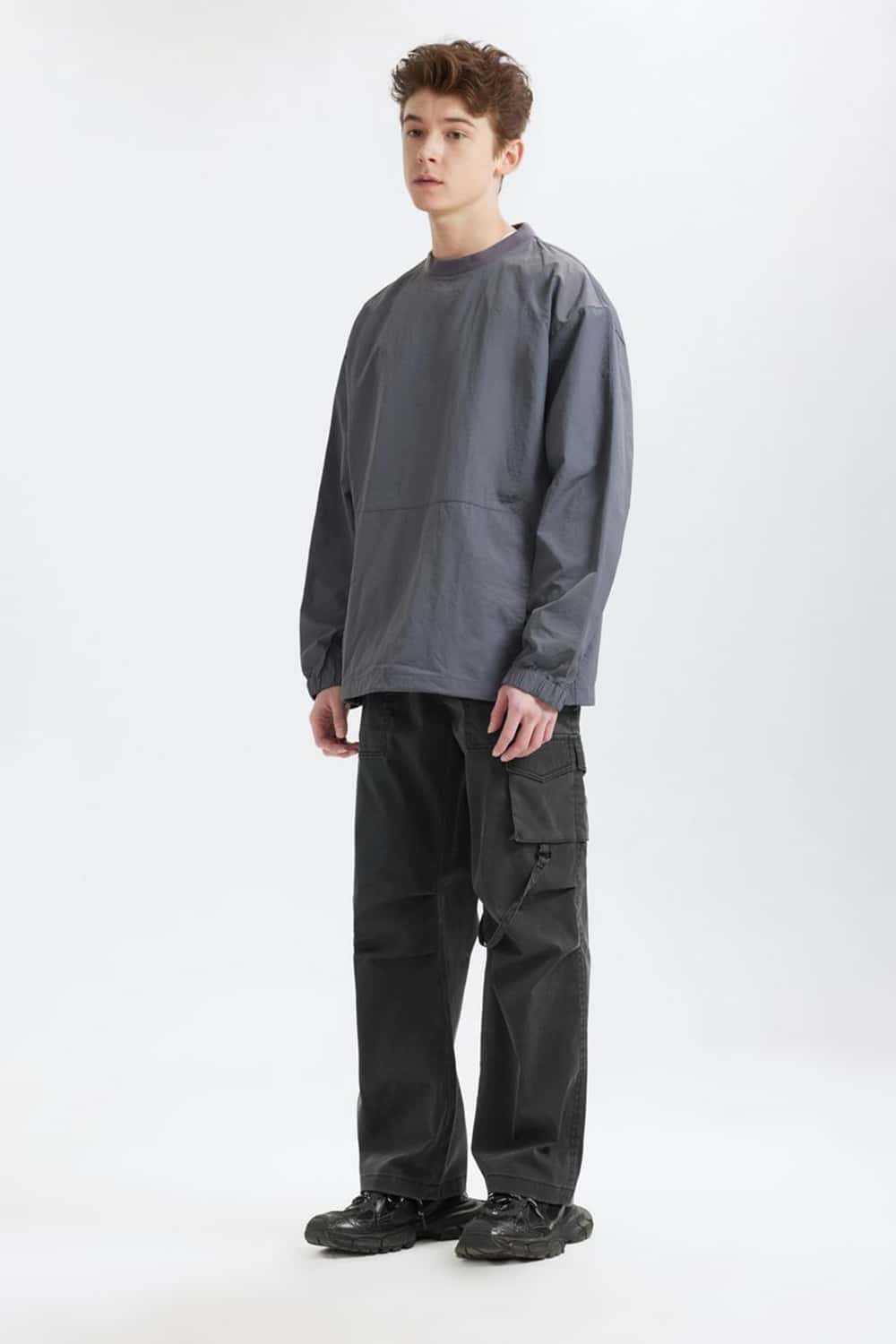 3D Patch Pocket Cargo Straight-Leg Pants