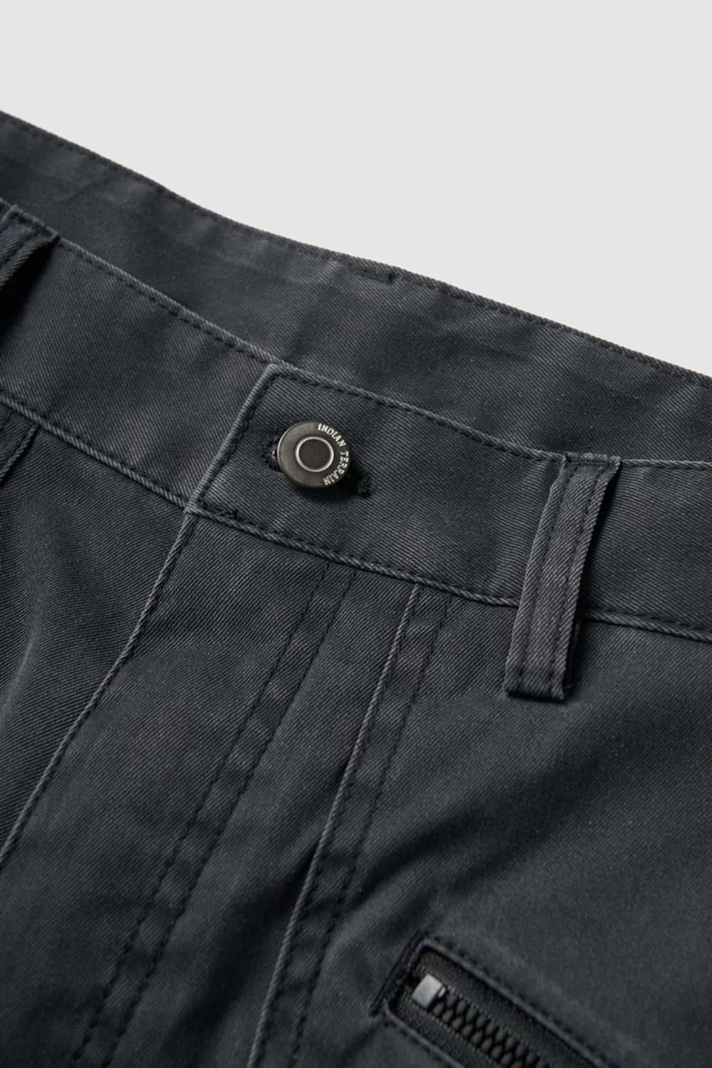 3D Patch Pocket Cargo Straight-Leg Pants