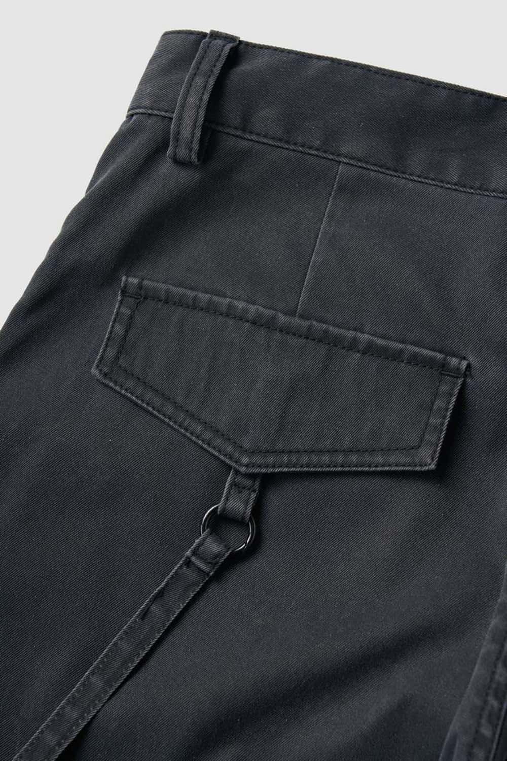 3D Patch Pocket Cargo Straight-Leg Pants