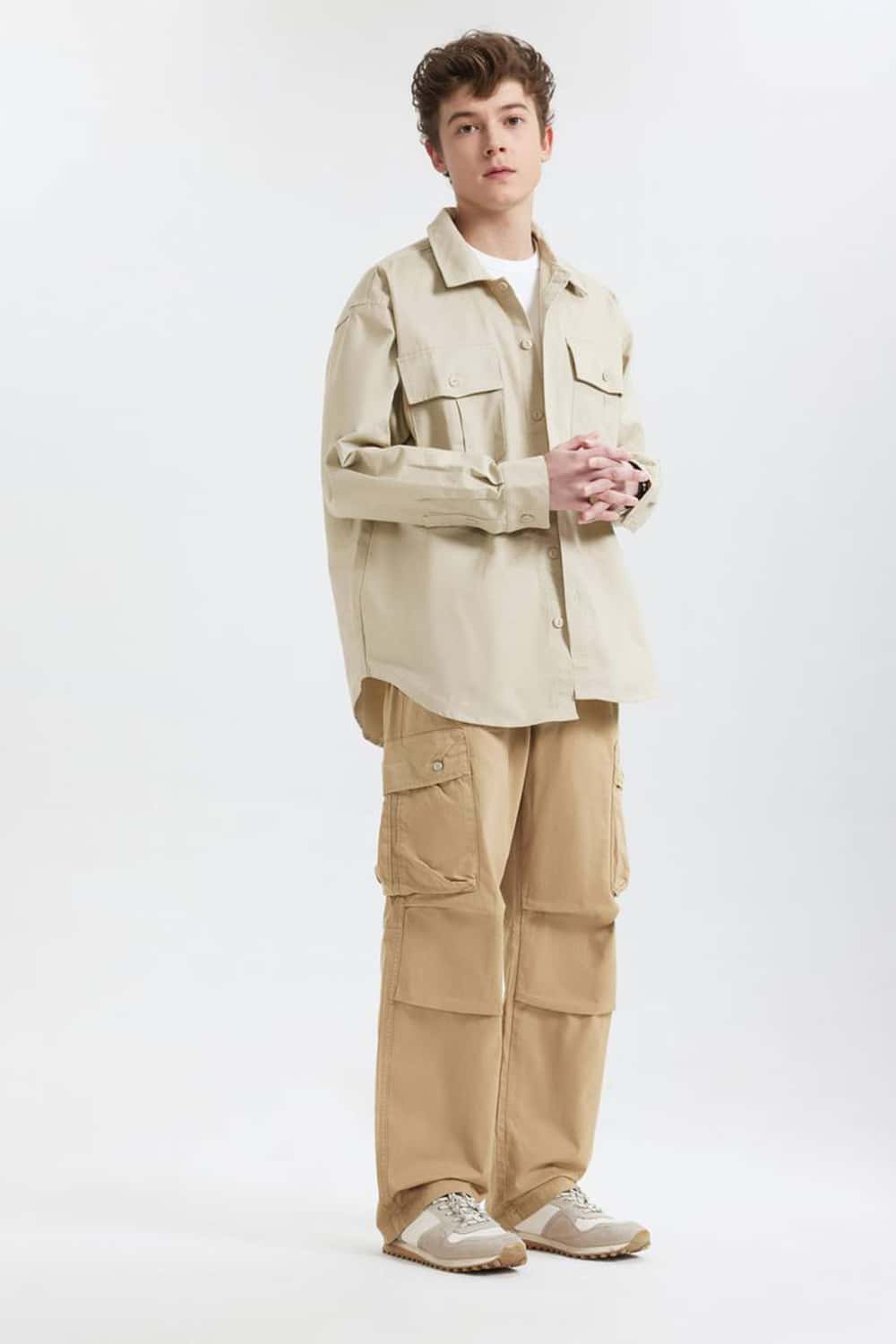 Multi-Pocket Cargo Paratrooper Pants _ Solid Color Utility Trousers