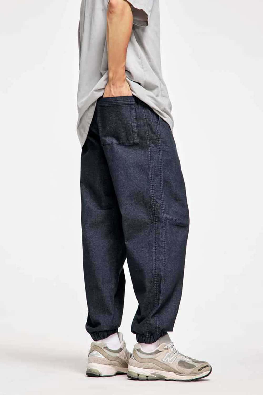 Cargo Jogger Pants with Elastic Cuffs