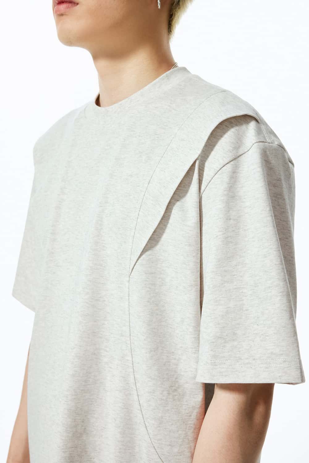 260g Heavyweight Deconstructed Panel Short Sleeve T-Shirt _ Cool Touch Base Layer