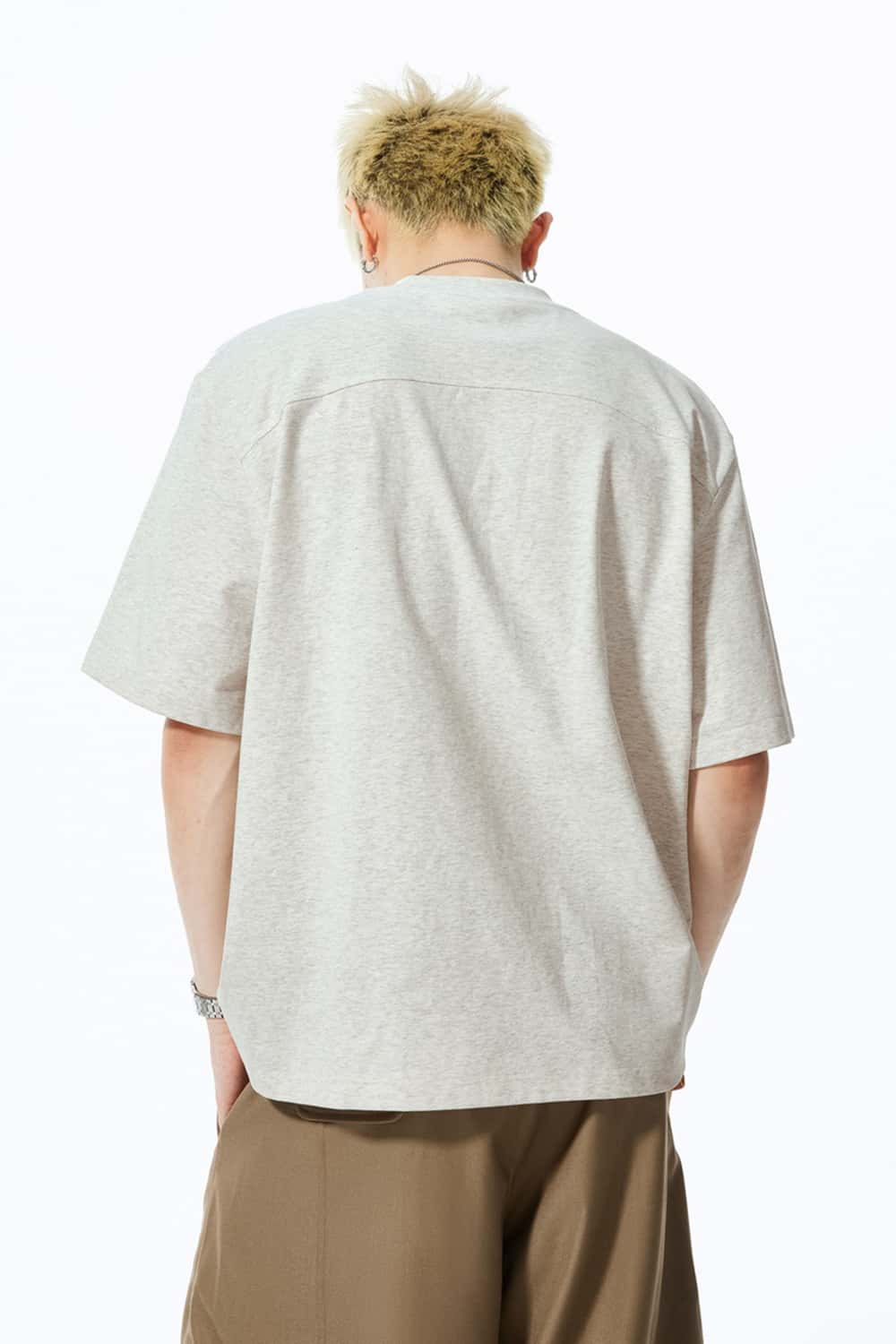 260g Heavyweight Deconstructed Panel Short Sleeve T-Shirt _ Cool Touch Base Layer
