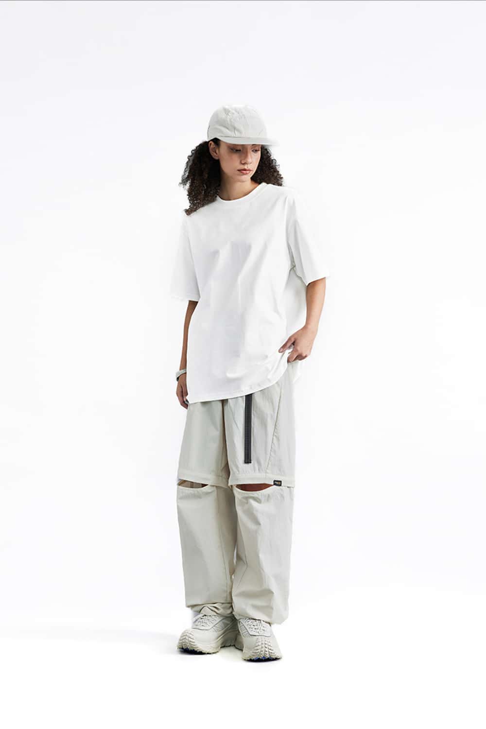 265g Heavyweight Pure Cotton Drop Shoulder Solid Color T-Shirt
