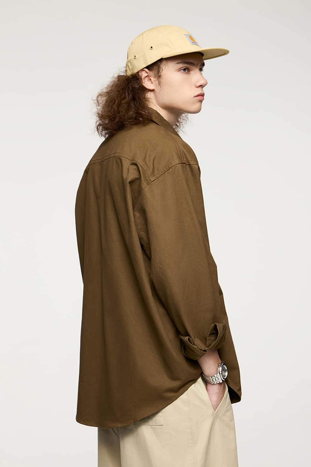 Thick Dense Cotton Workwear Shirt Jacket