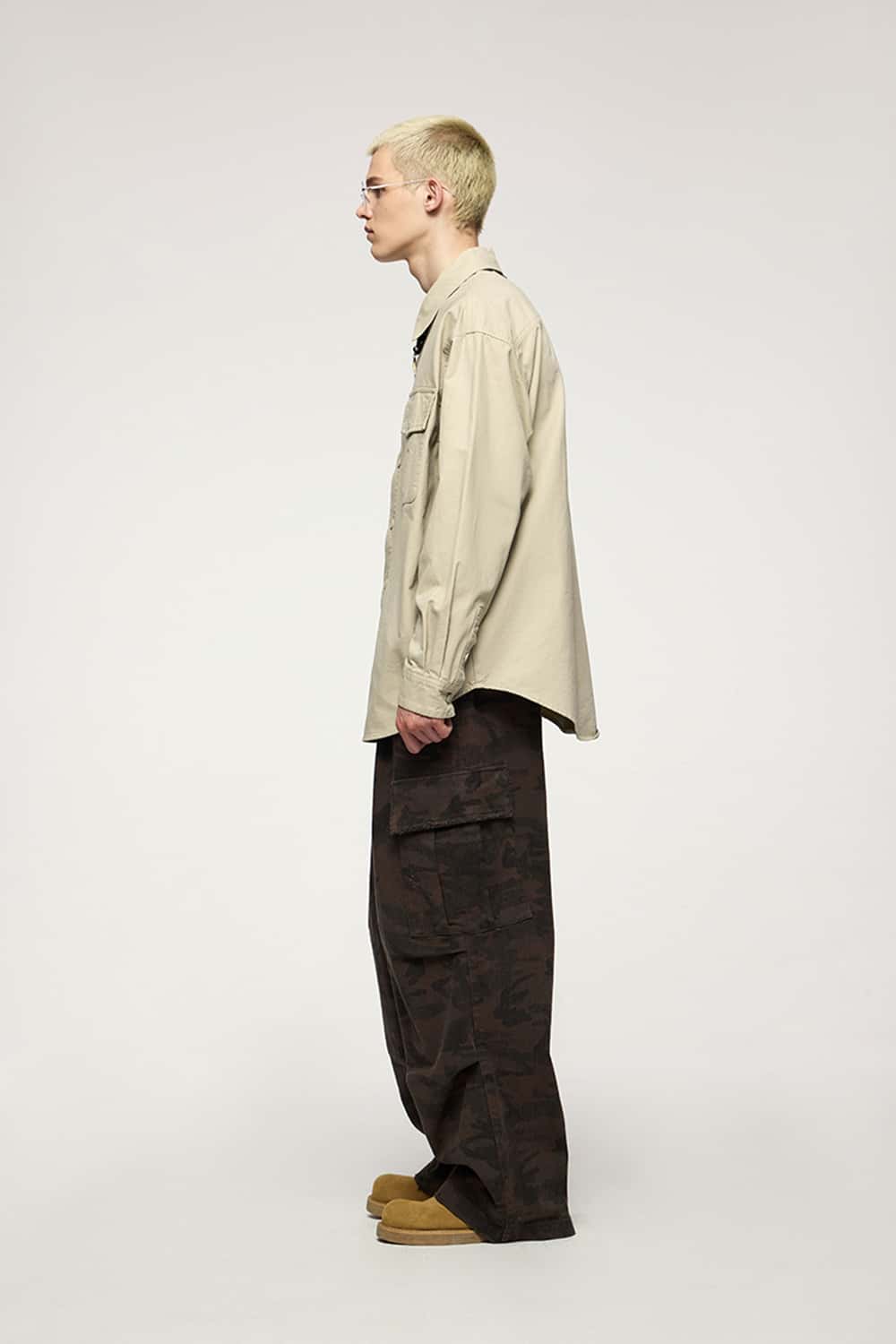 Thick Dense Cotton Workwear Shirt Jacket