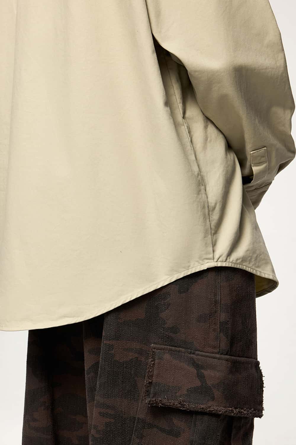 Thick Dense Cotton Workwear Shirt Jacket