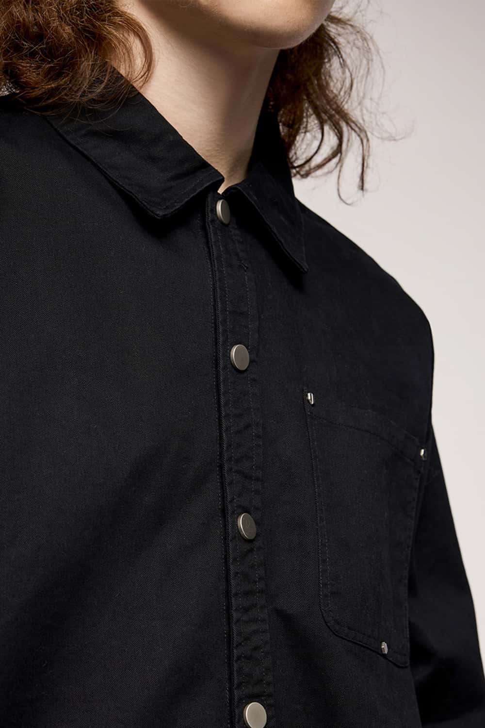 Double-Twill Workwear Shirt Jacket Long Sleeve Overshirt