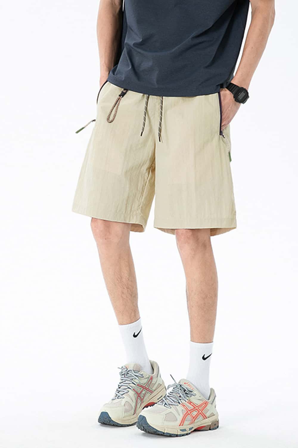 Outdoor Running Shorts _ Lightweight Breathable Waterproof Five-Inch Shorts
