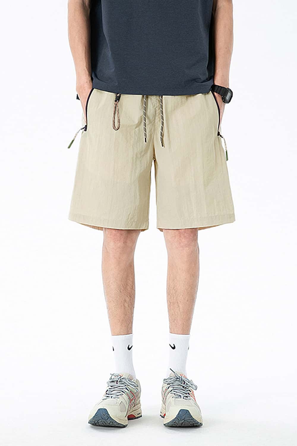 Outdoor Running Shorts _ Lightweight Breathable Waterproof Five-Inch Shorts