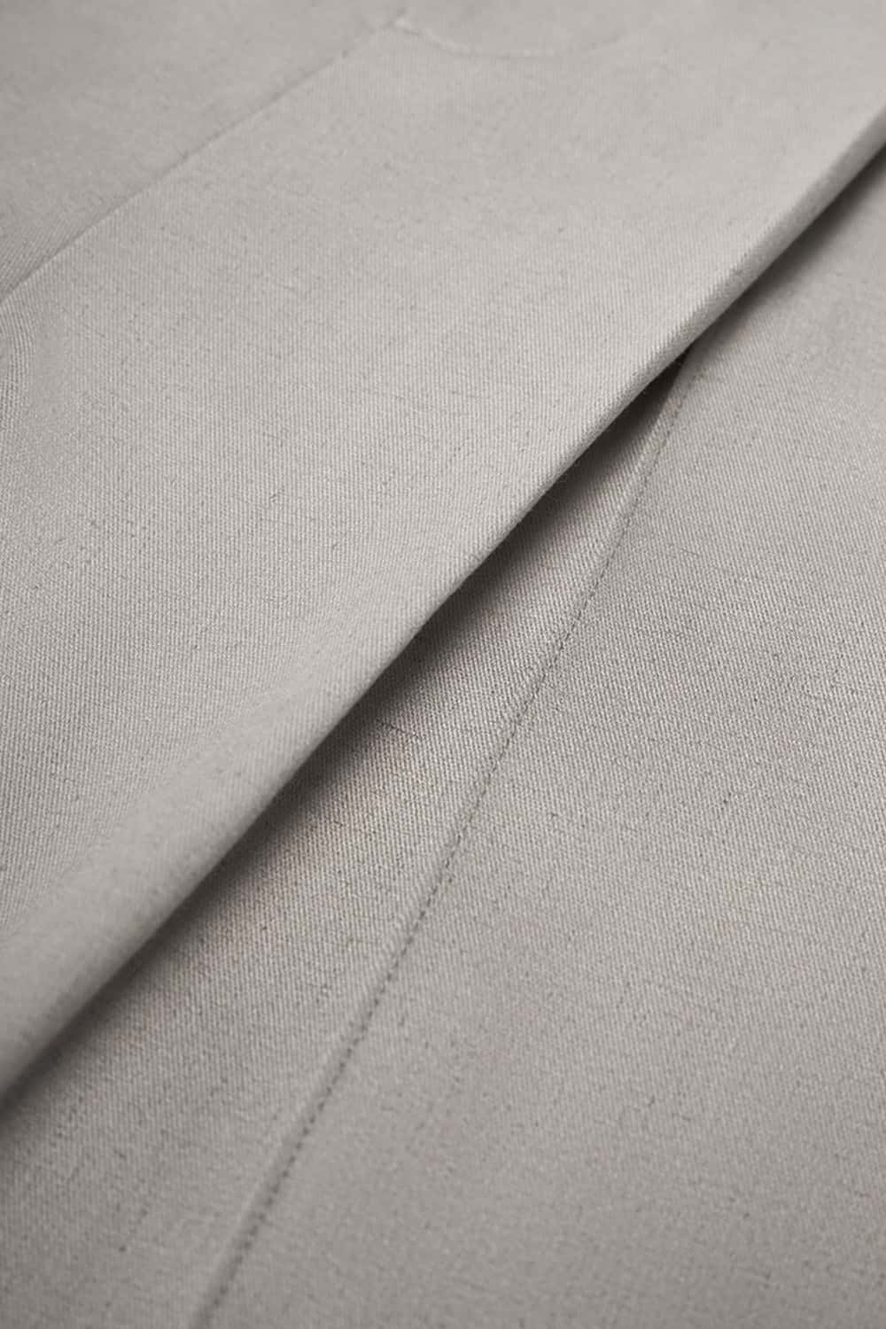 Blended Wide-Leg Draped Suit Pants