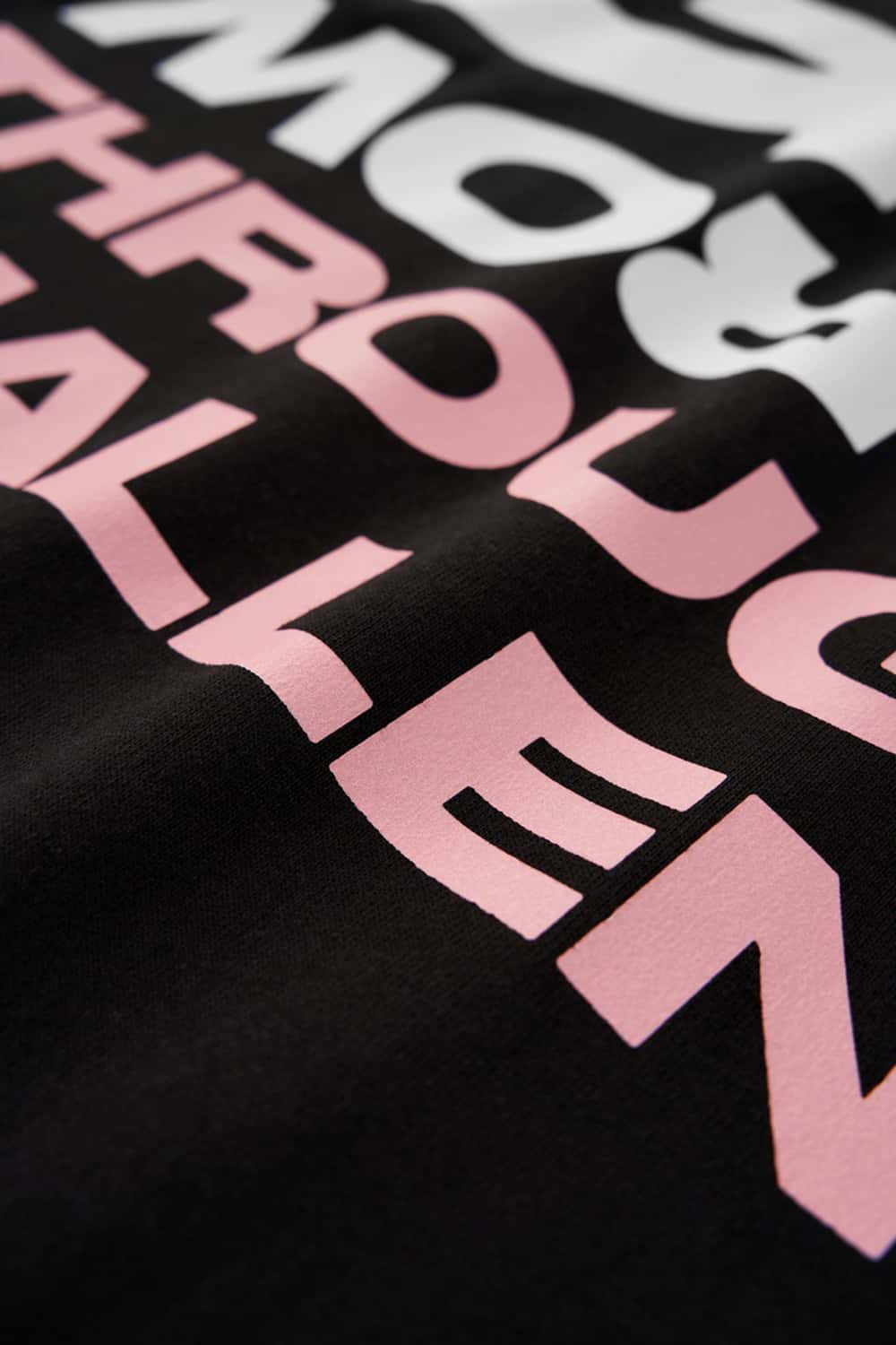 Bold Letter Print Sorona Heavyweight Cool Touch T-Shirt