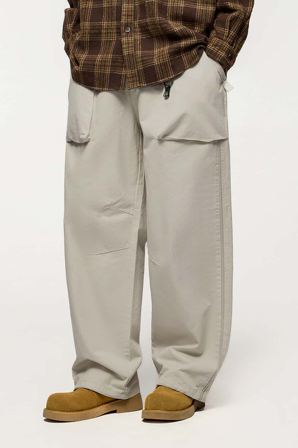 Heavyweight Cargo Pants with 3D Utility Pockets