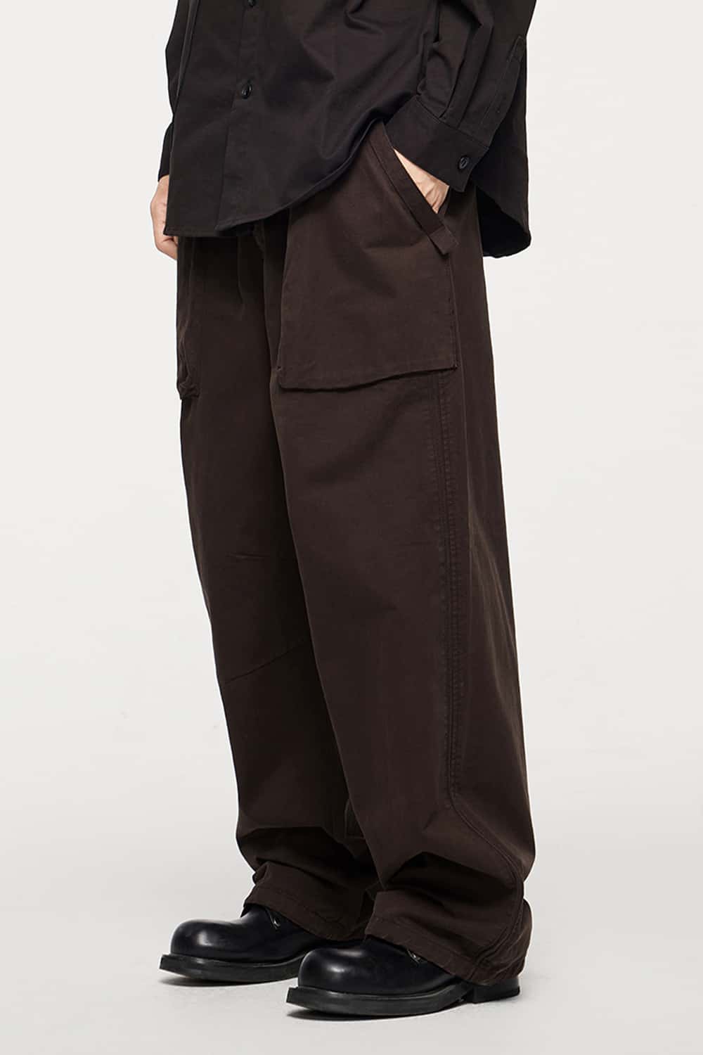 Heavyweight Cargo Pants with 3D Utility Pockets
