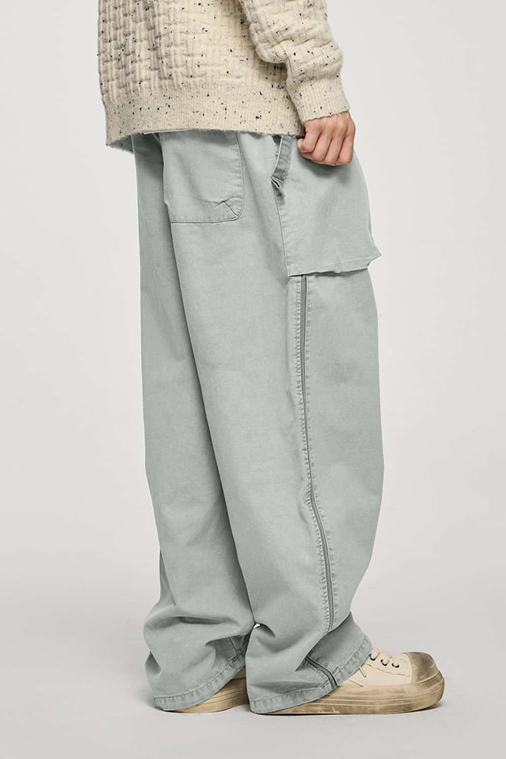 Heavyweight Cargo Pants with 3D Utility Pockets