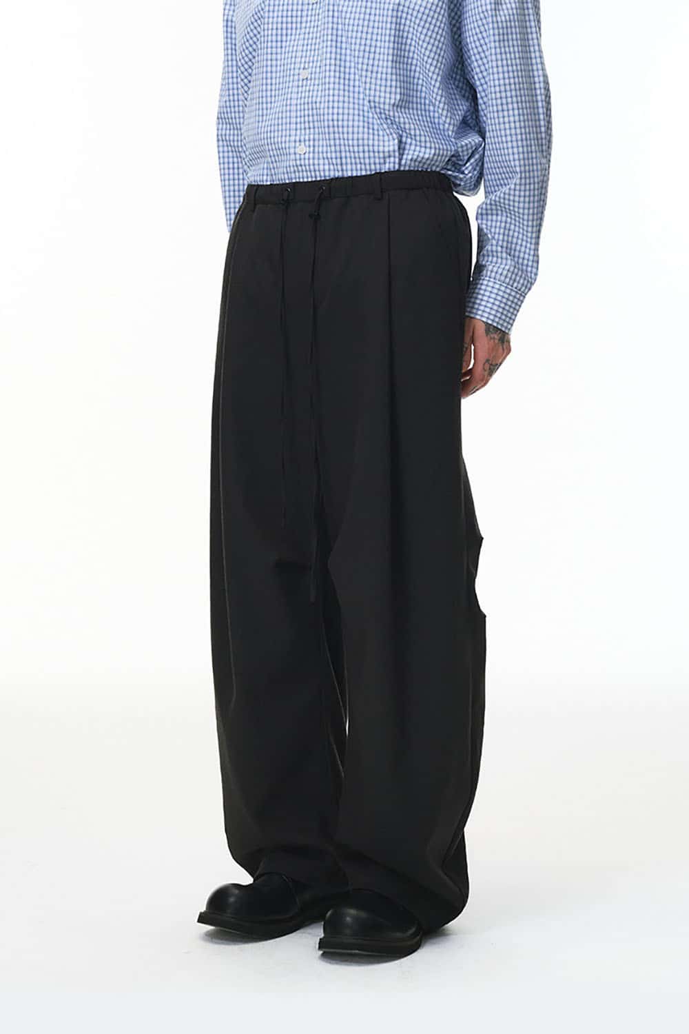 Linen Wide-Leg Pants _ Relaxed Fit Casual Trousers