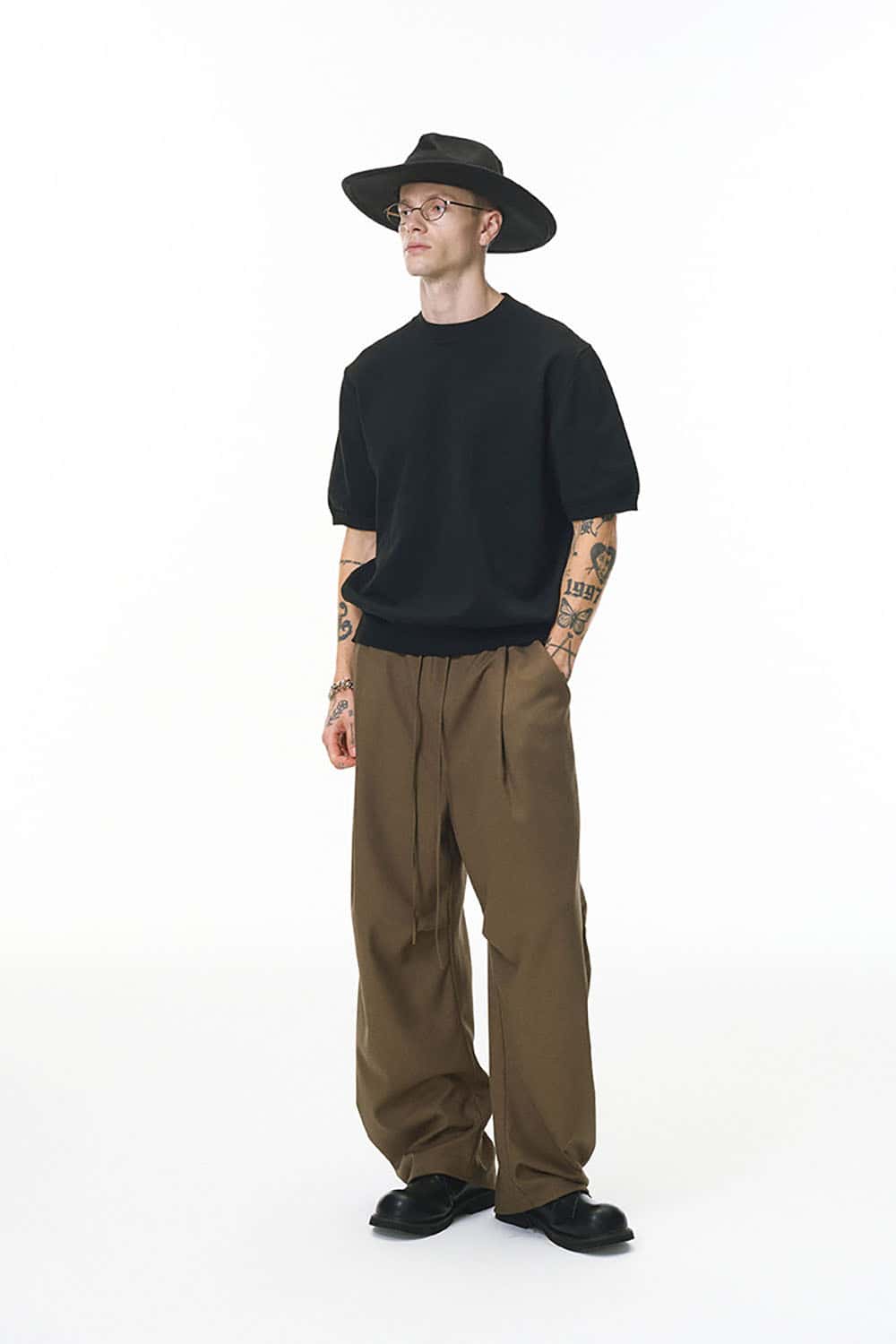 Linen Wide-Leg Pants _ Relaxed Fit Casual Trousers