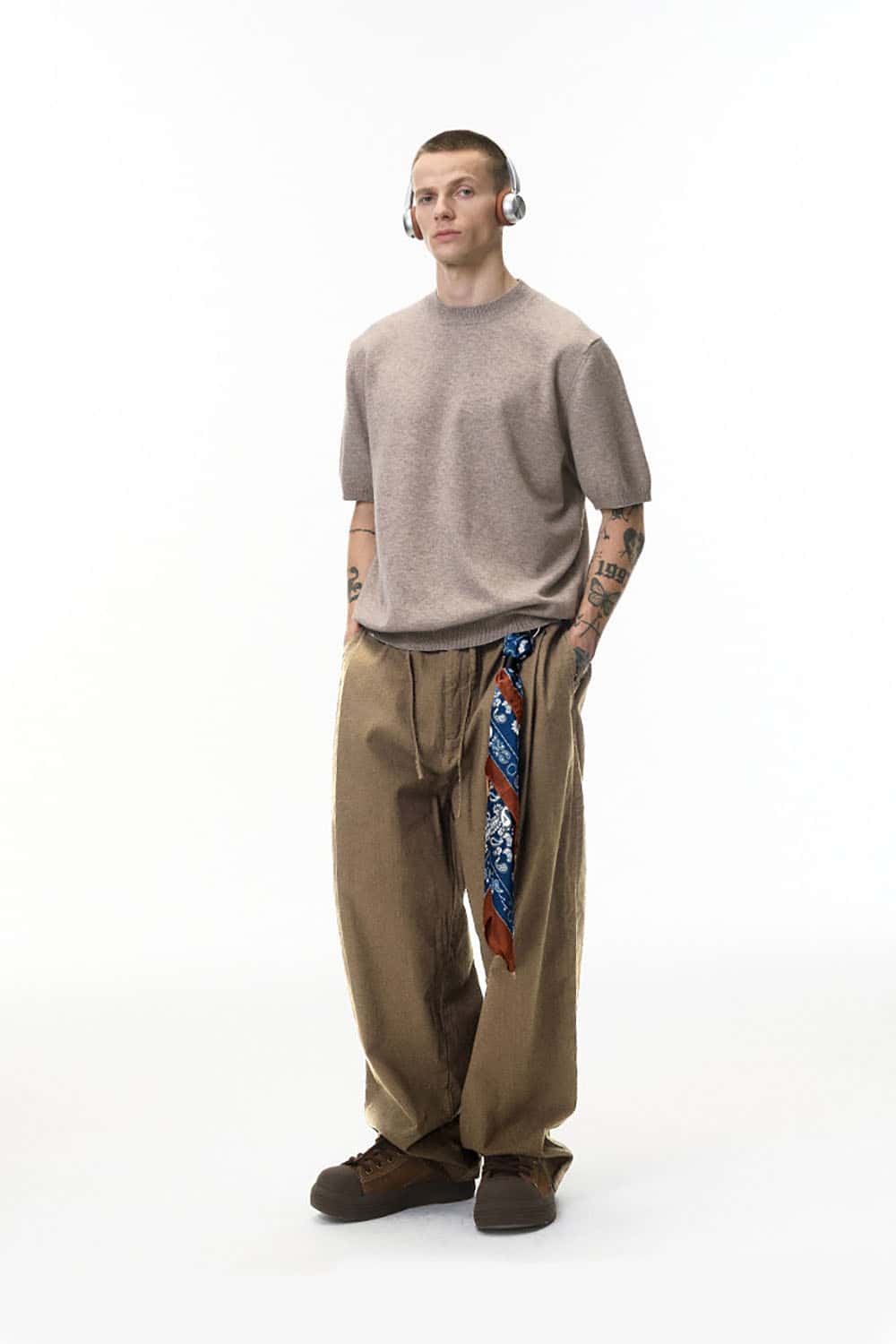 Linen Wide-Leg Relaxed Fit Pants _ Breathable Versatile Casual Trousers