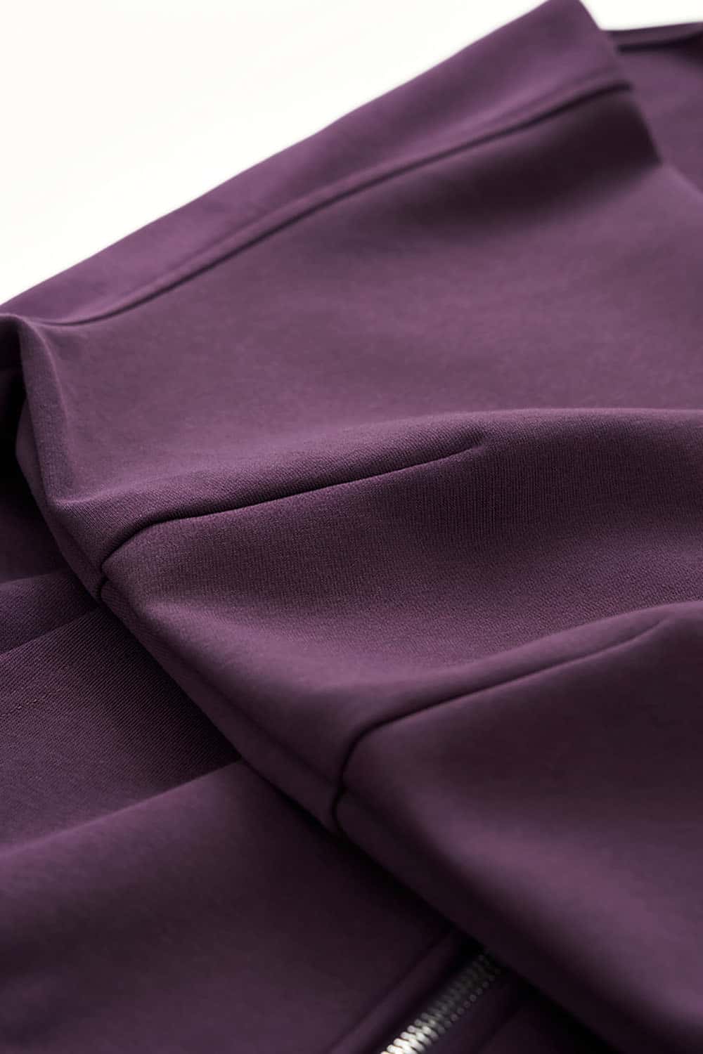 Plaid Contrast Short Hooded Sweatshirt _ Relaxed Fit Zip-Up Casual Jacket