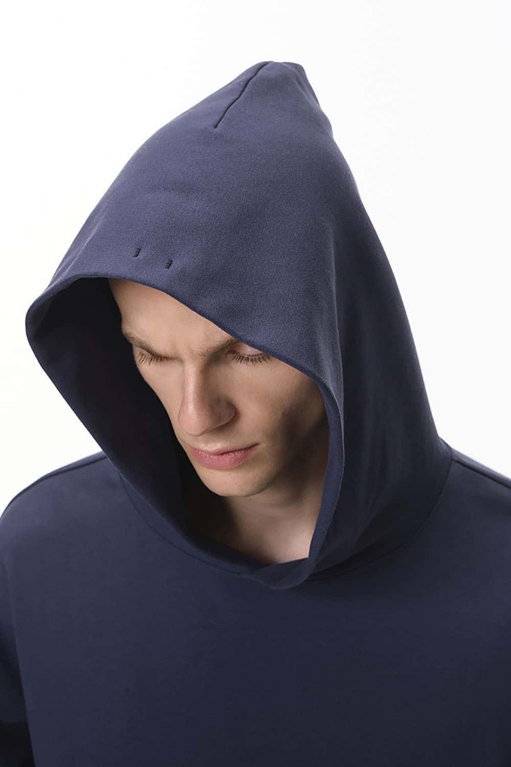 Dragon Scale Textured Boxy Hoodie _ 380G Relaxed Fit Cropped Pullover with Pocket