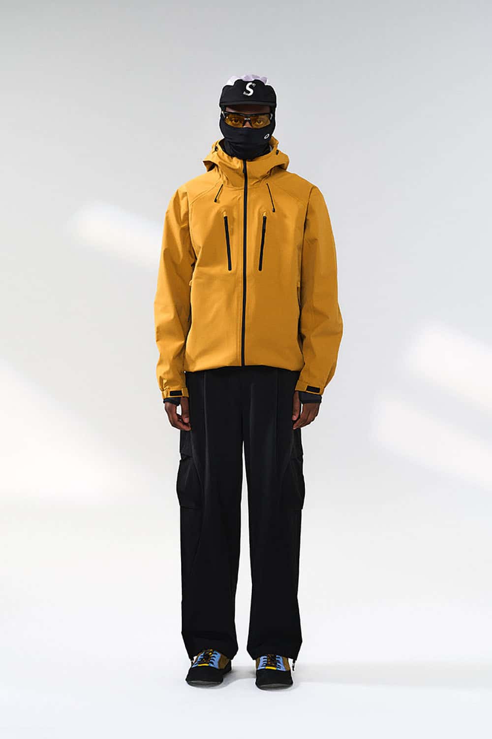 Outdoor Water-Repellent Utility Jacket _ Multi-Pocket Hooded Shell for All-Weather Protection