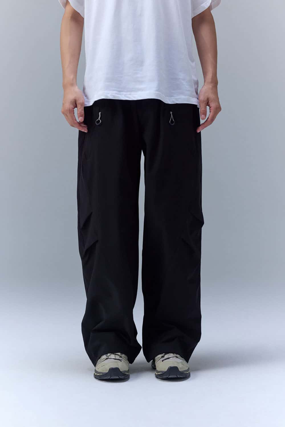 Water-Repellent 4-Way Stretch Cargo Pants _ Outdoor Sport Utility Trousers