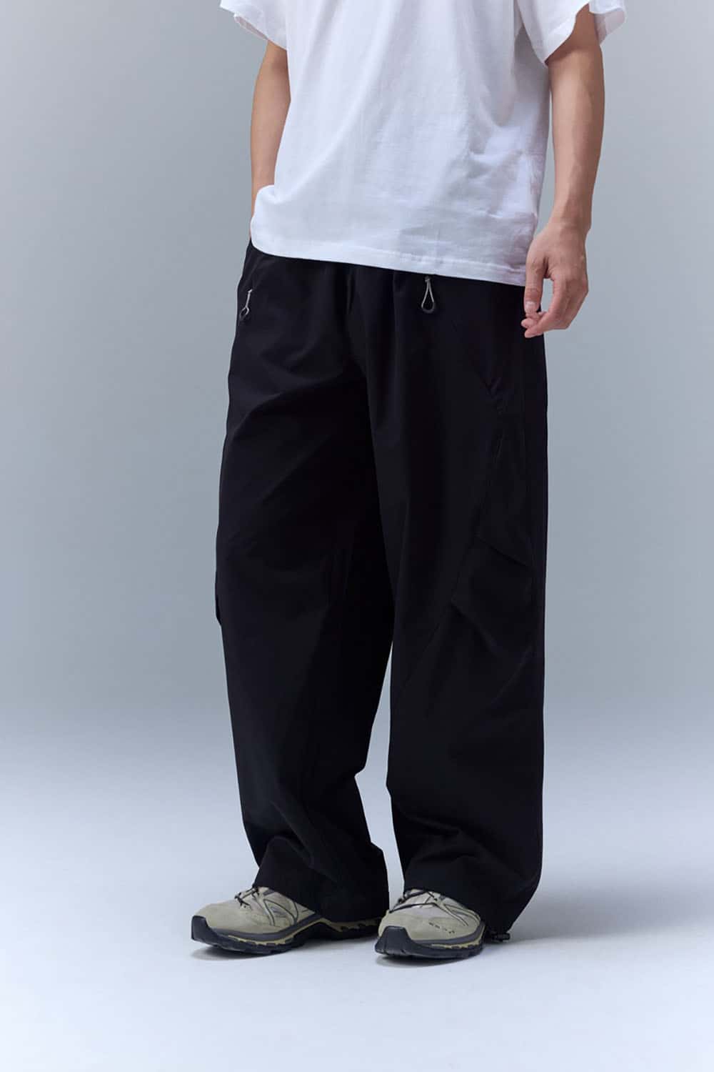 Water-Repellent 4-Way Stretch Cargo Pants _ Outdoor Sport Utility Trousers