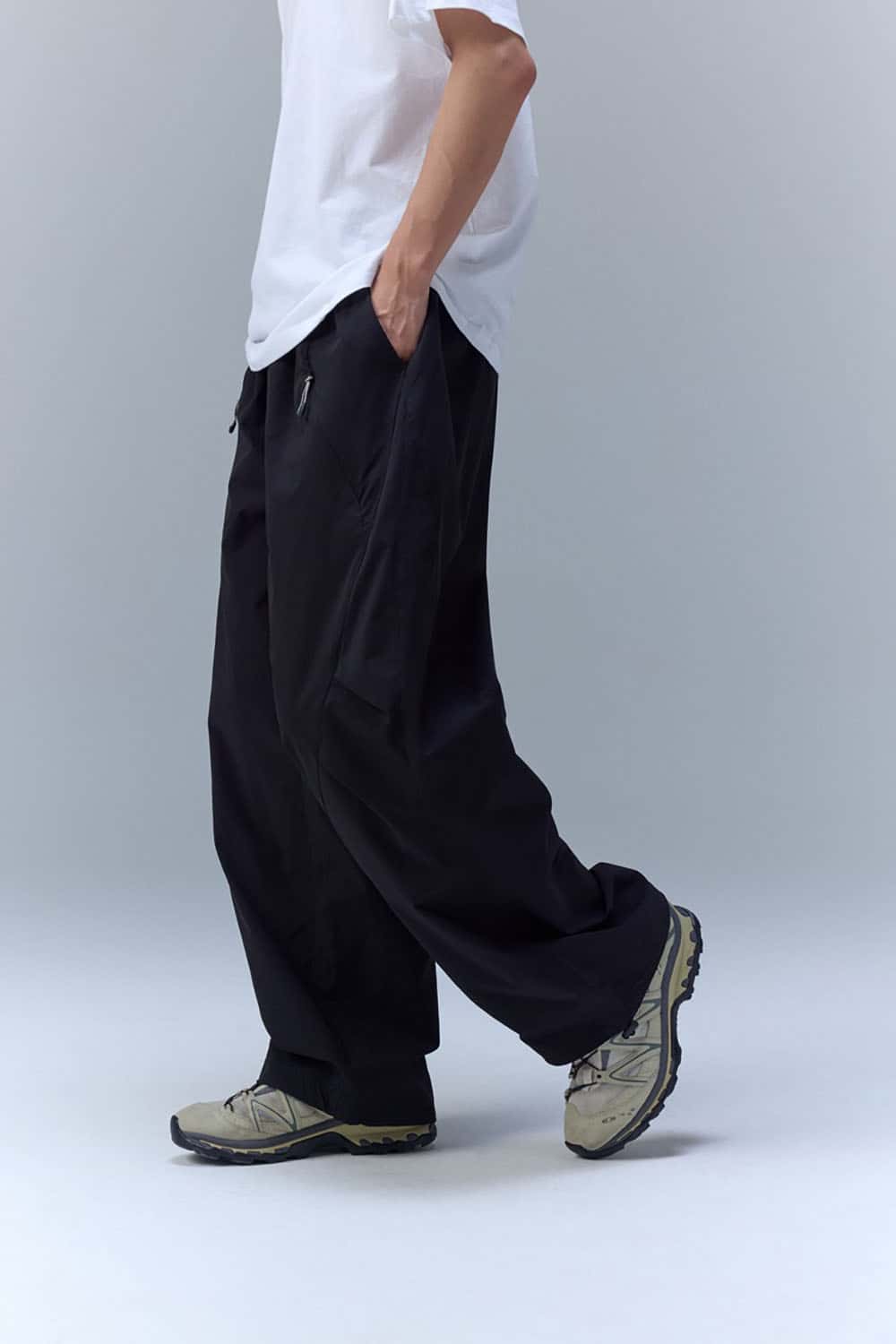 Water-Repellent 4-Way Stretch Cargo Pants _ Outdoor Sport Utility Trousers