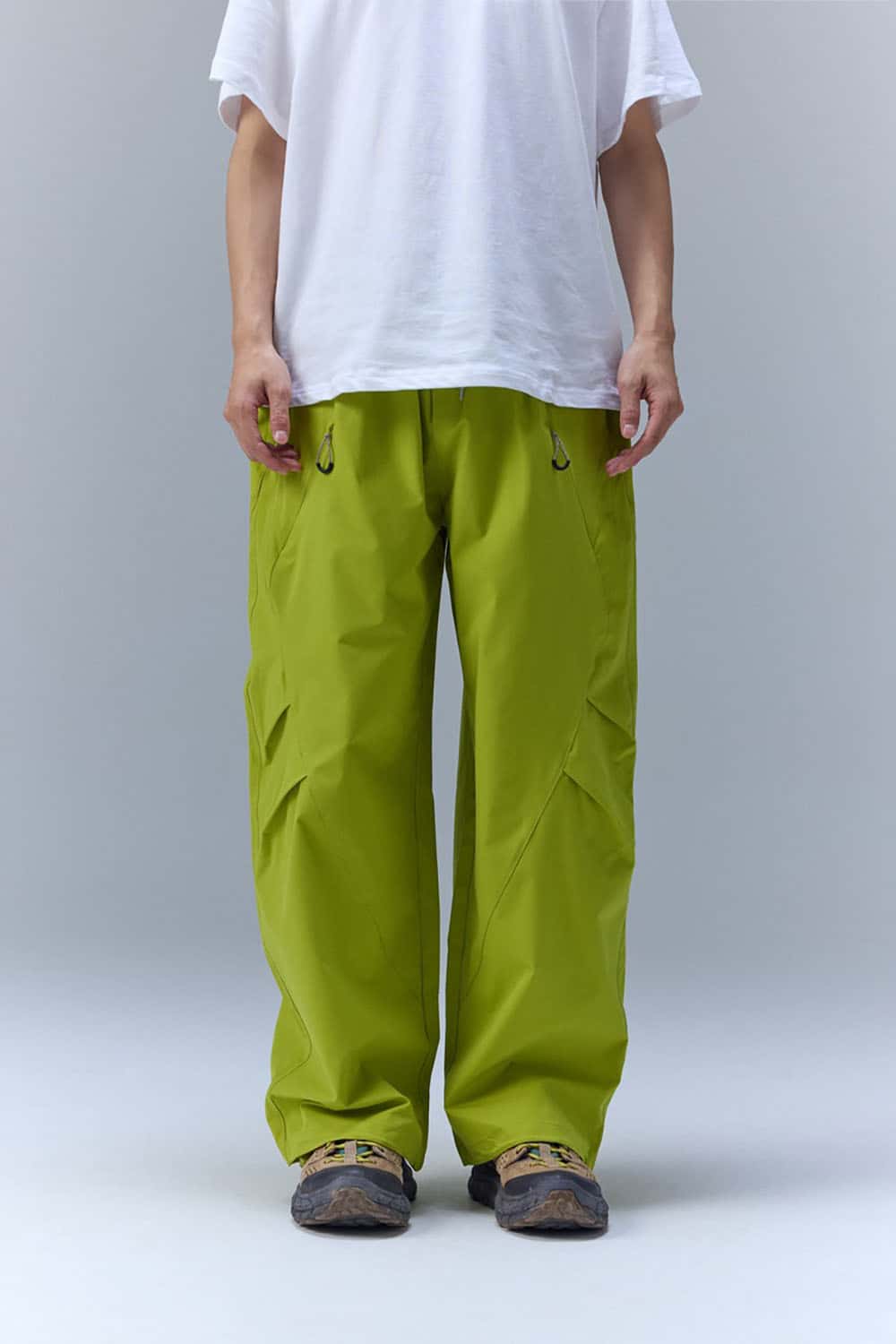 Water-Repellent 4-Way Stretch Cargo Pants _ Outdoor Sport Utility Trousers