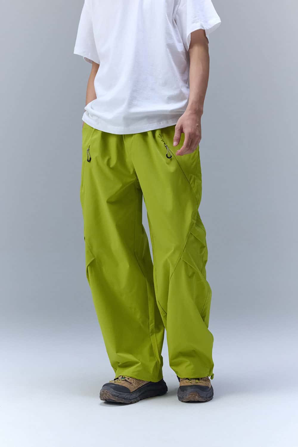 Water-Repellent 4-Way Stretch Cargo Pants _ Outdoor Sport Utility Trousers