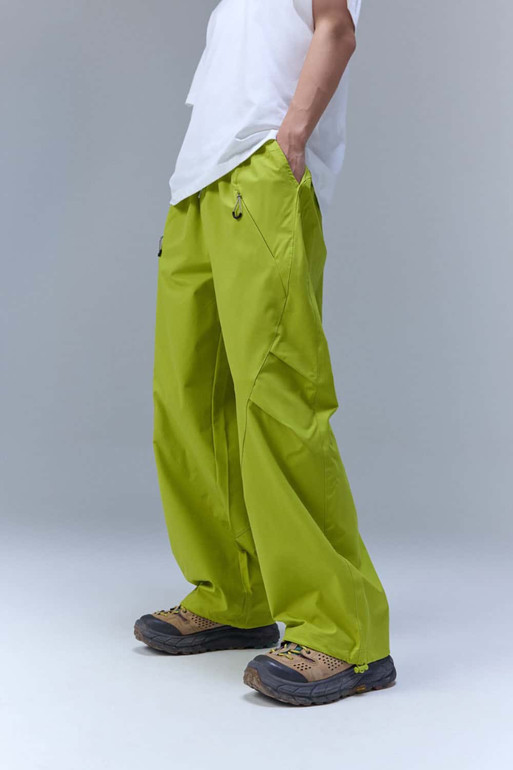 Water-Repellent 4-Way Stretch Cargo Pants _ Outdoor Sport Utility Trousers