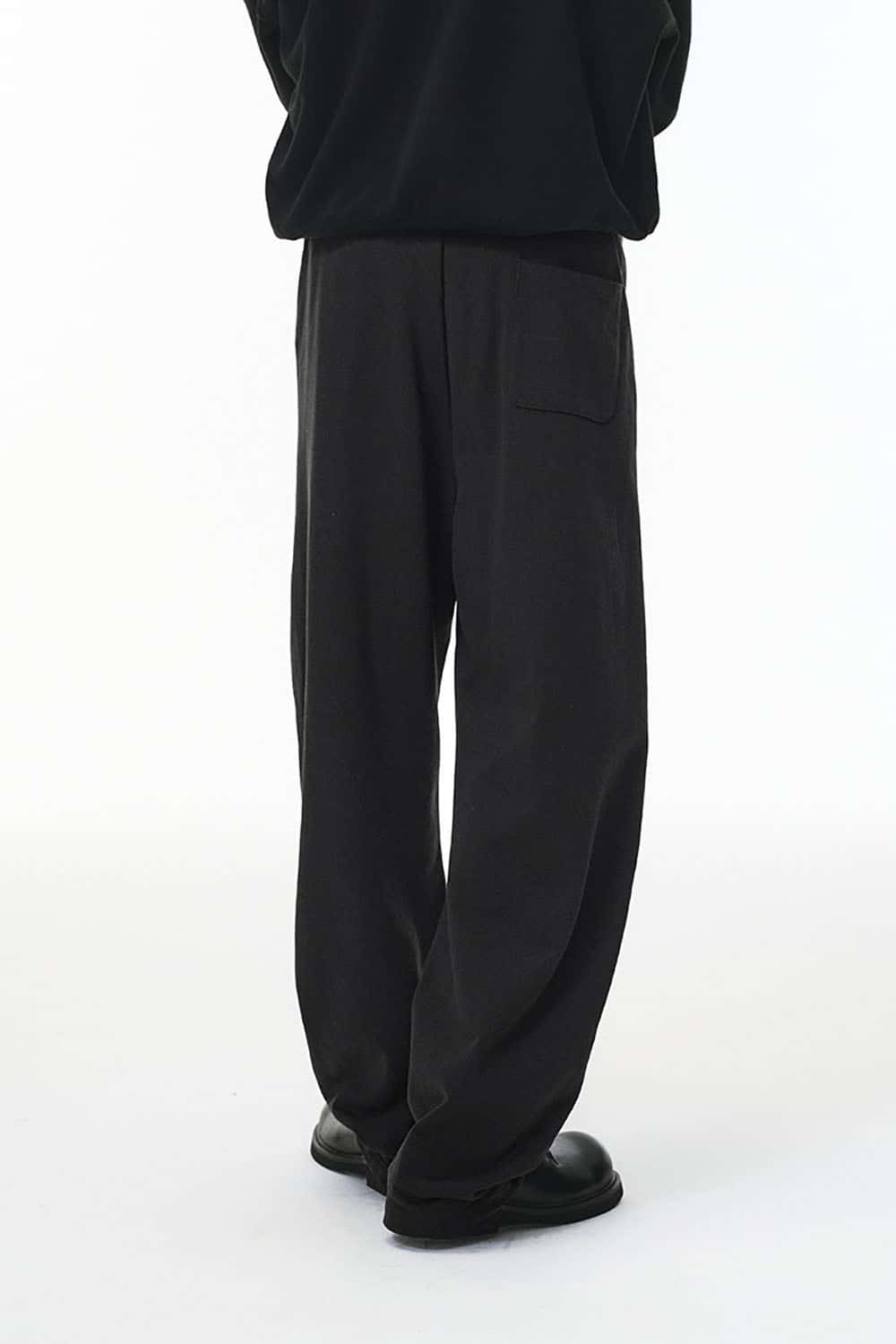 380G Dragon Scale Curved Seam Sweatpants _ Wide-Leg Athletic Lounge Pants