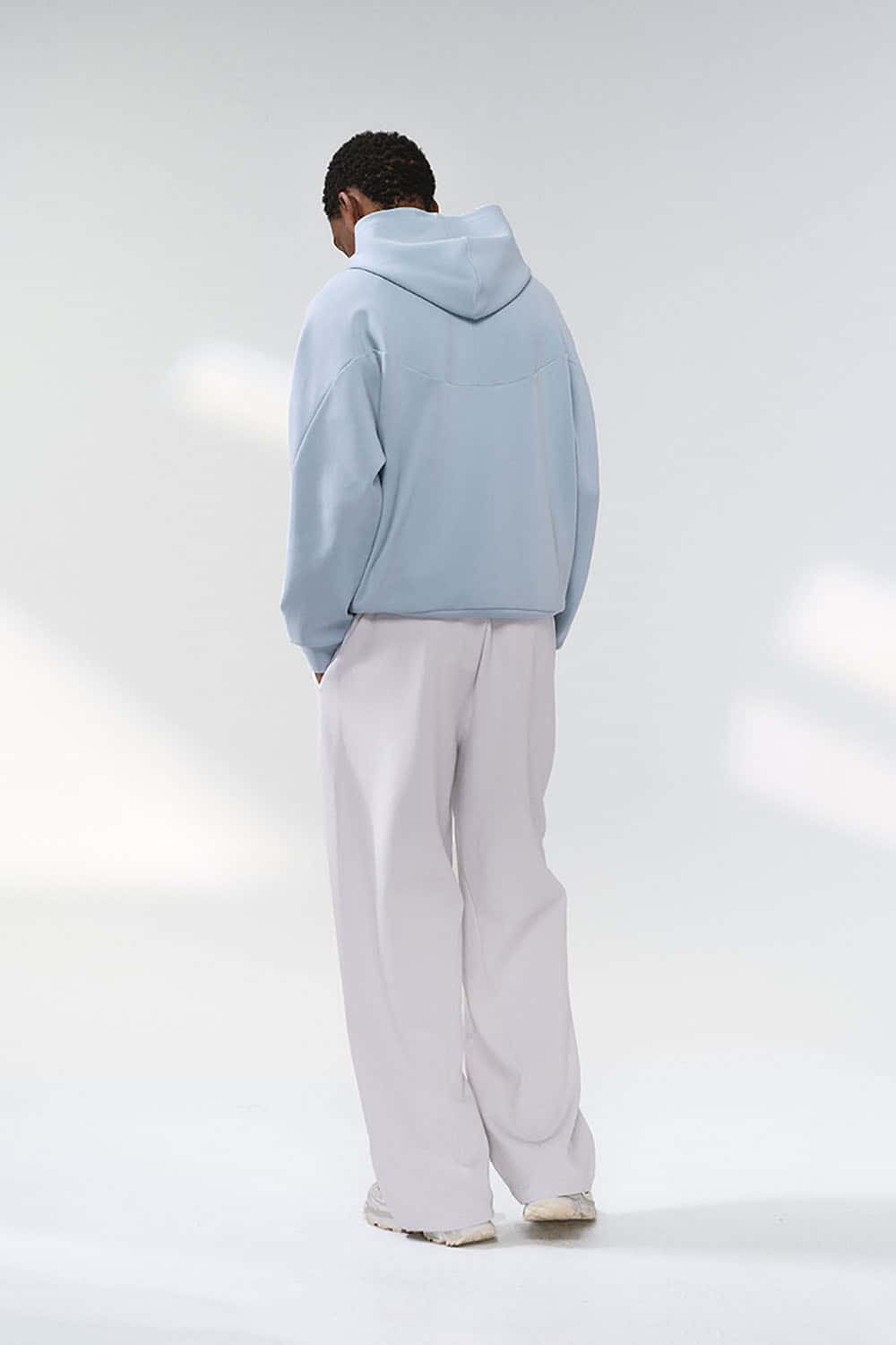 Lycra Jelly Zip-Up Hooded Jacket _ Lightweight Sporty Warmth Hoodie