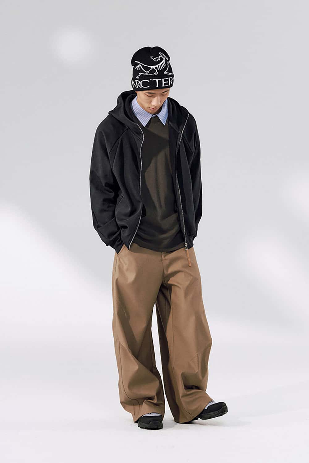 Lycra Jelly Zip-Up Hooded Jacket _ Lightweight Sporty Warmth Hoodie