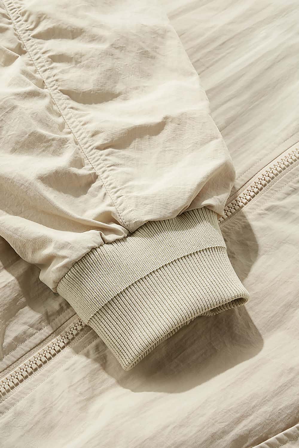 Short Bomber Jacket with Stand Collar _ Plaid Contrast Baseball Style Outerwear