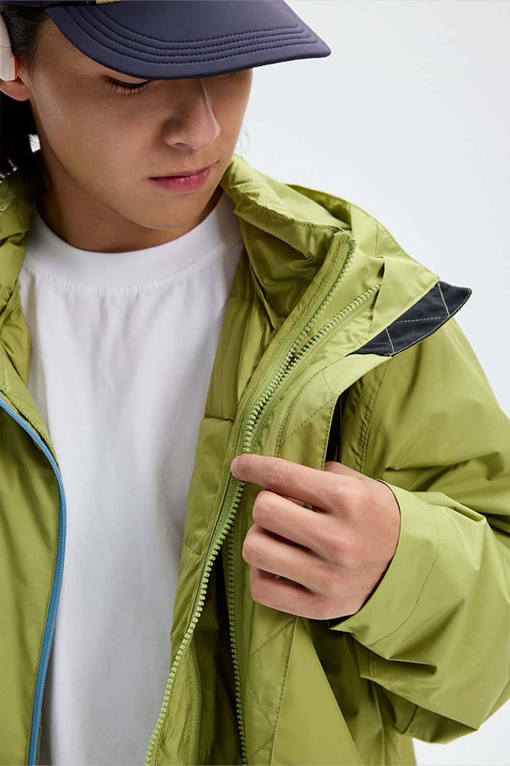 3-in-1 Fully-Taped Outdoor Jacket _ Detachable Down Liner Waterproof Windbreaker