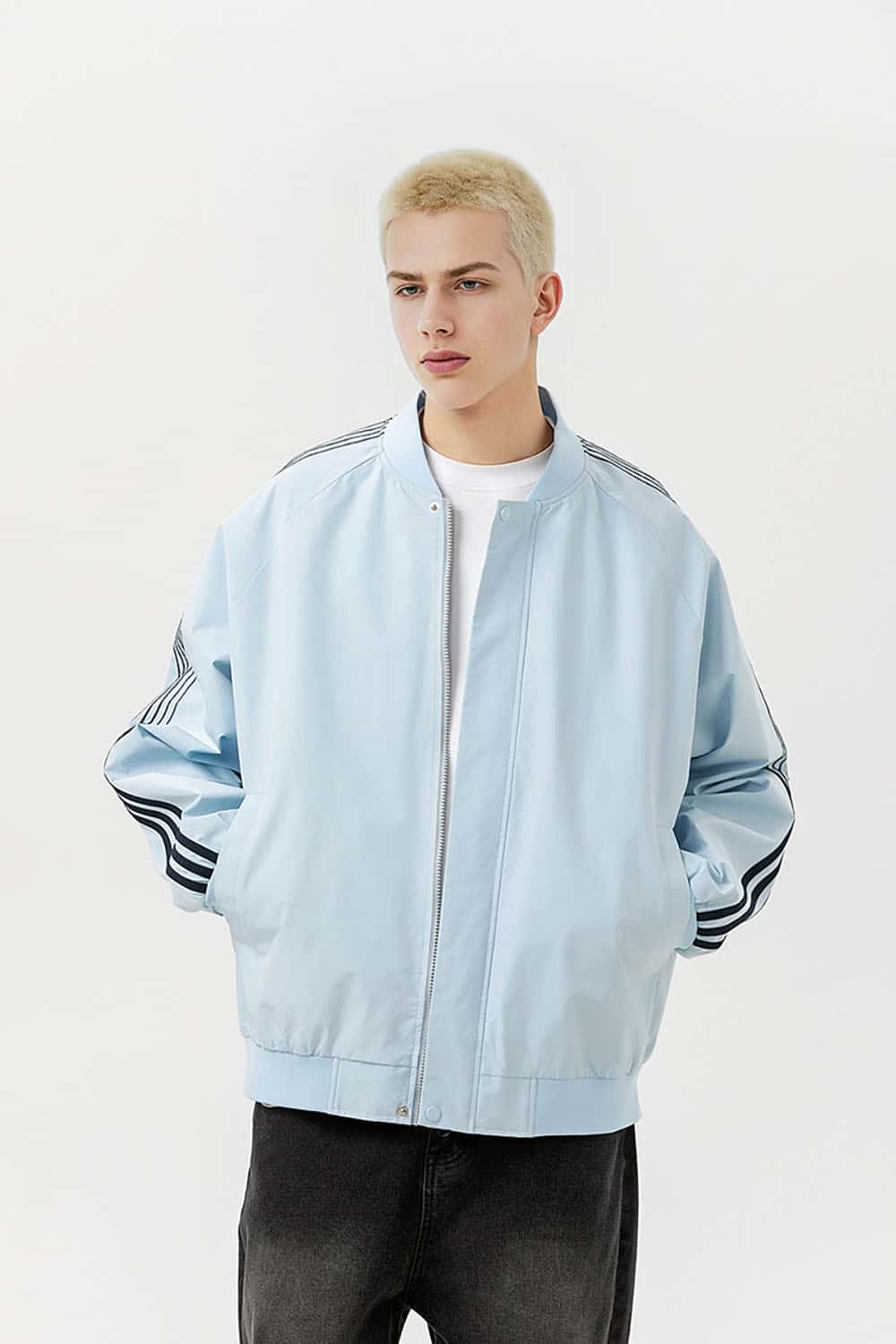 Flight Utility Bomber Jacket _ Functional Baseball Varsity Outerwear