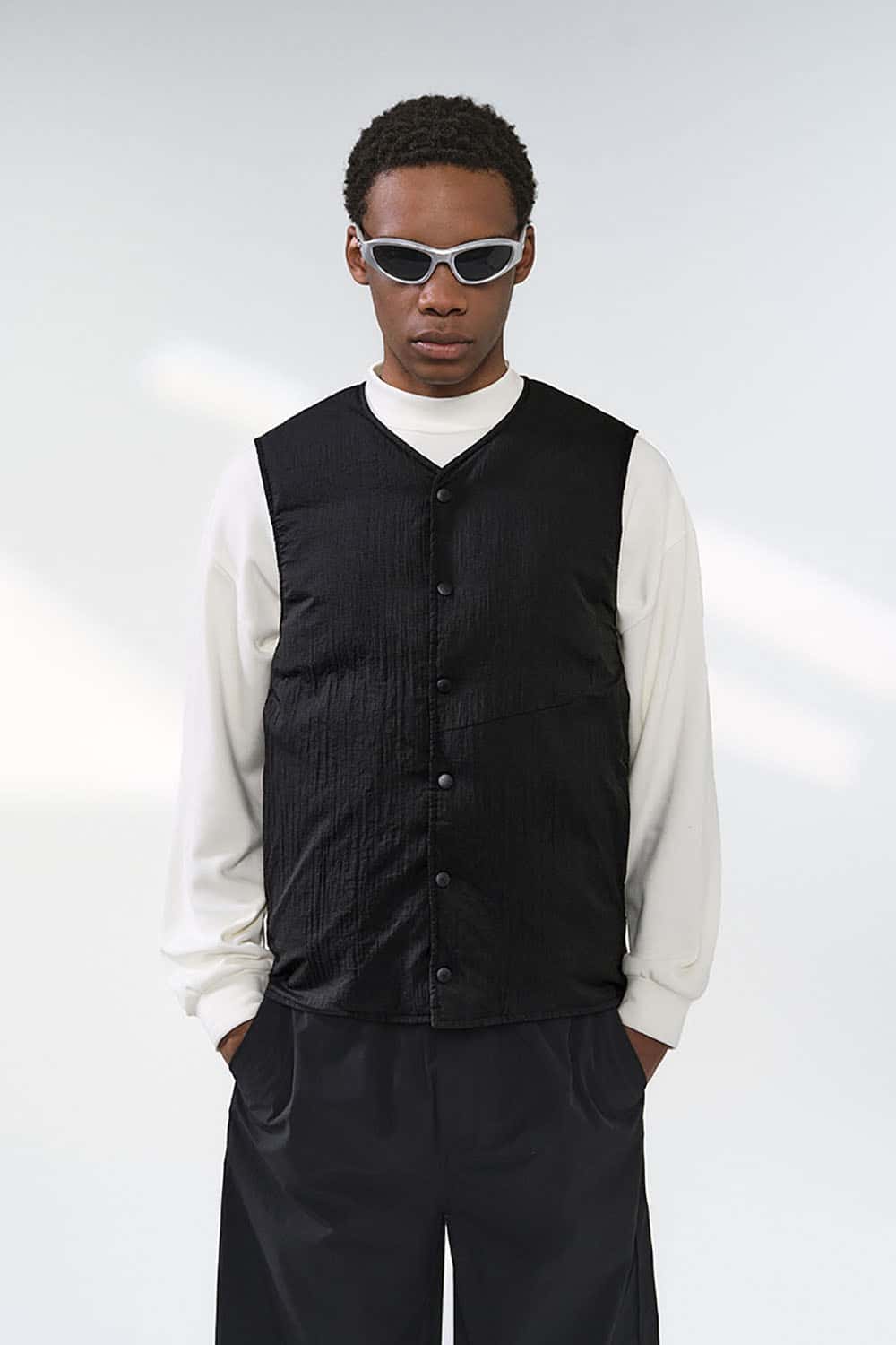 Ultralight Packable Goose Down Vest _ 90% Down Invisible Slim Fit Puffer Waistcoat