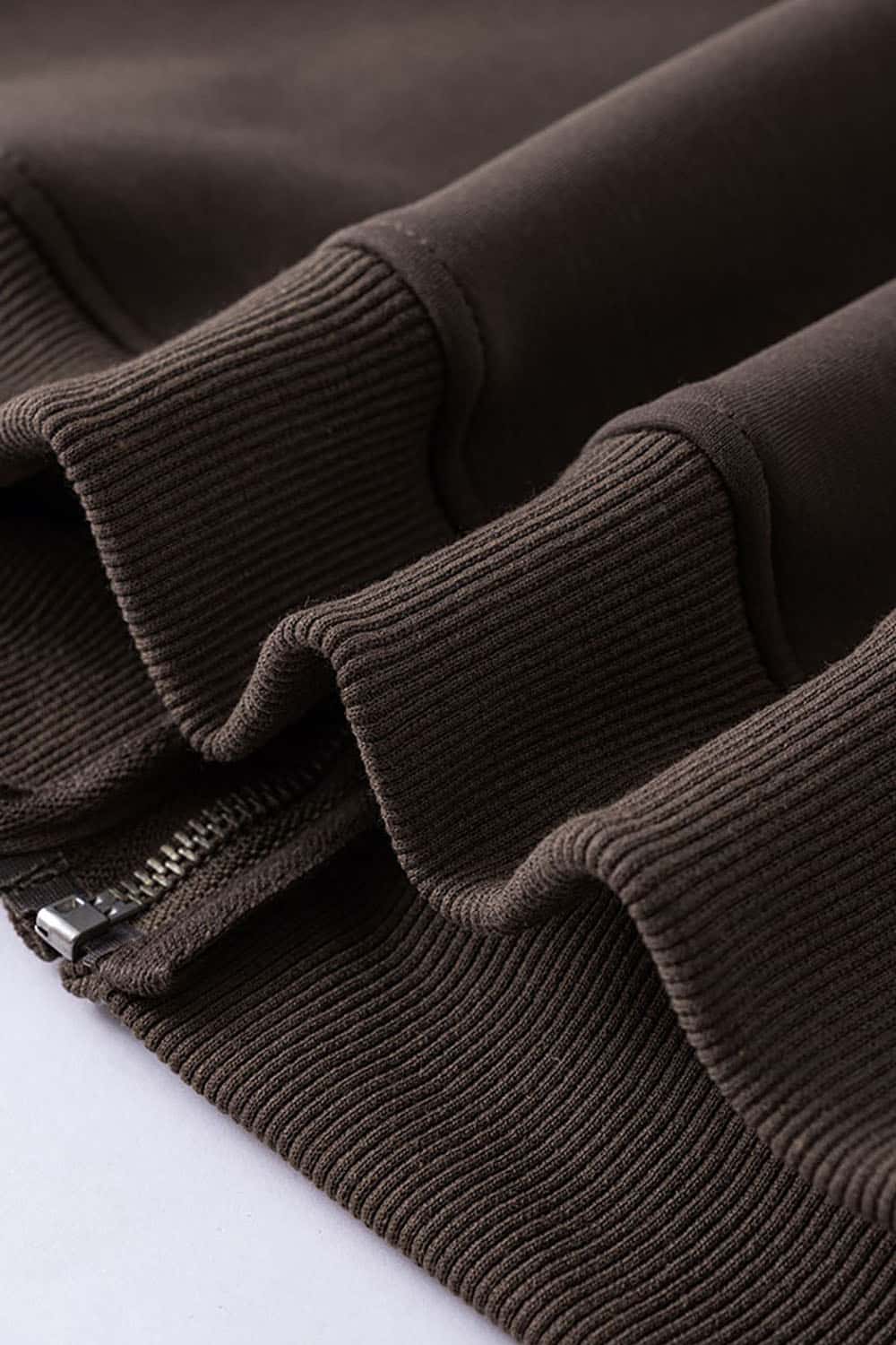 Plush Lined Zip-Up Hoodie _ Loose Fit Fleece Hooded Sweatshirt Jacket