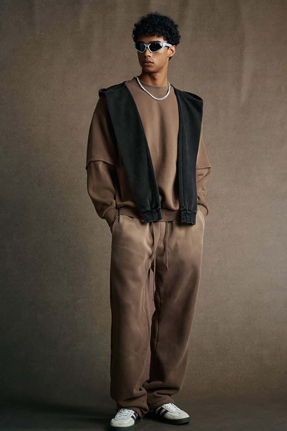 Multifunctional Shawl Scarf _ Tie Sleeve Layered Shoulder Wrap Accessory