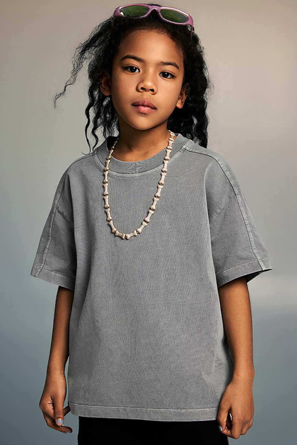 "Vintage Vibe" Kids' Retro Washed Tee